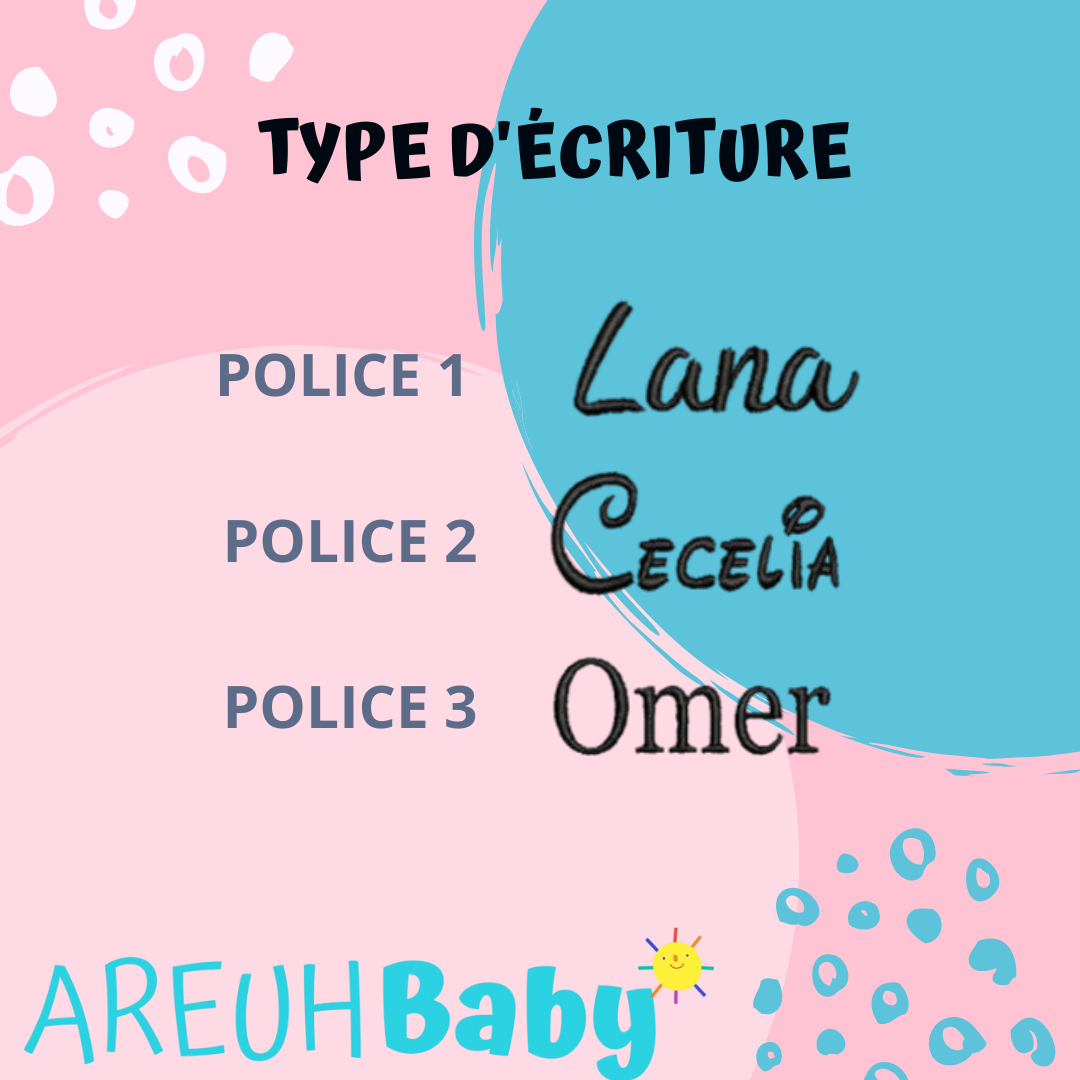 Ma première couverture personnalisée en coton