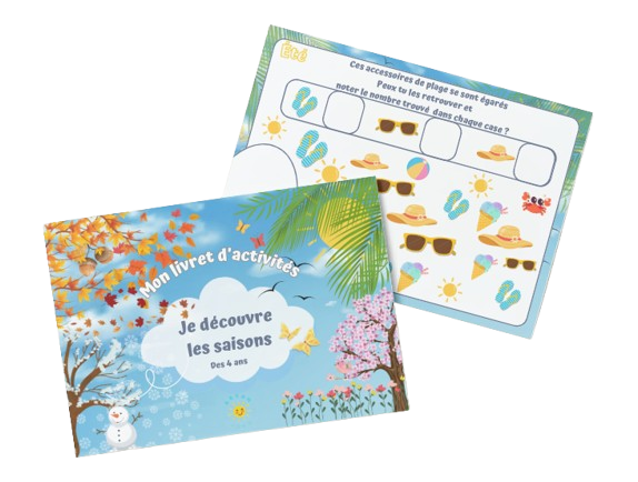 Je découvre les saisons – Livret d’activités des 4 ans