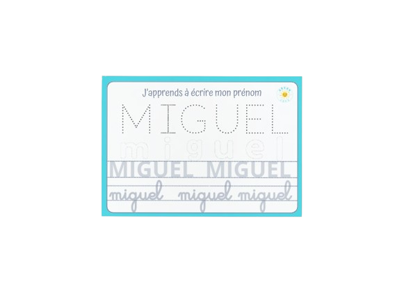 J'apprends à écrire mon prénom - Format A4 - à personnaliser