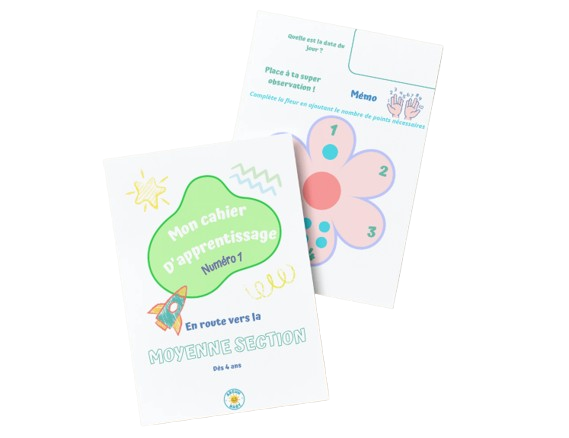 Cahier d'apprentissage - MOYENNE SECTION - Maternelle 4 ans