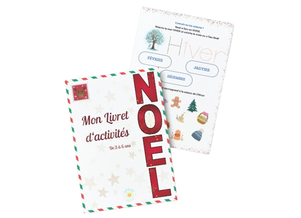 Mon premier livret d'activités de Noel - 3 à 6 ans